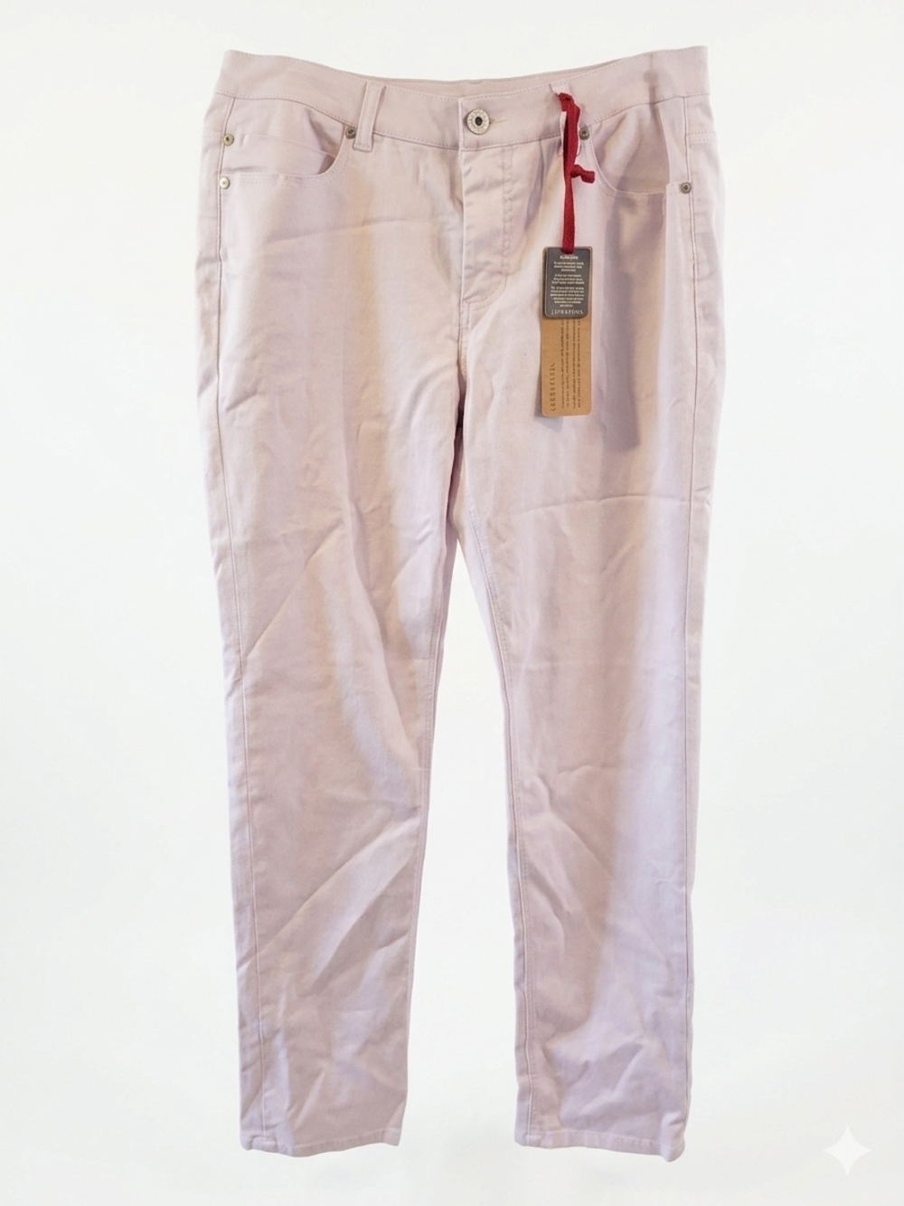 Liverpool Jeans Company Pale Pink Straight Leg Pants